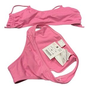 Zara Girls Pink Shimmer Bikini Set – Size 9/10 – NWT